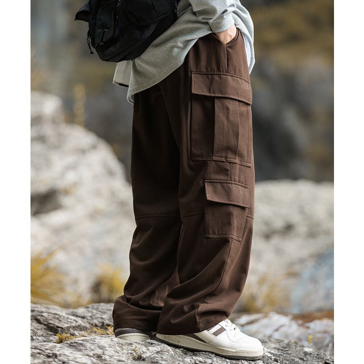 HOOK】切り替えビッグポケットカーゴパンツ[品番：XT000009541]｜HOOK