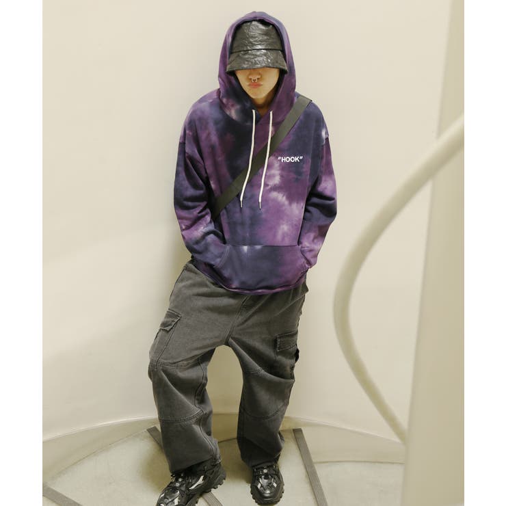 タイダイ柄パーカー カップル ペアルック[品番：XT000003836]｜HOOK
