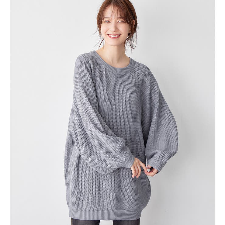 バルーン袖ゆるニット[品番：ATTW0007467]｜Viola e Viola（ヴィオラエ