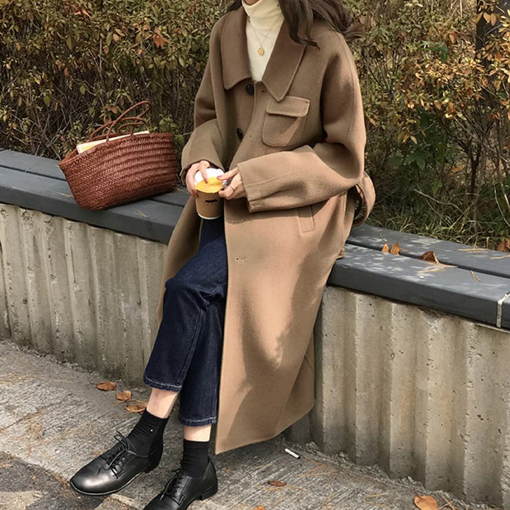 wjk ダブルジェイケイ ボア トレンチ ライナー付き Lサイズ ブラウン