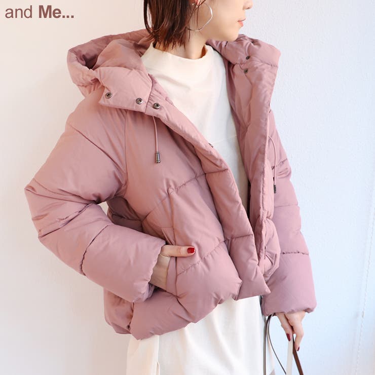 マイクロタフタ フード付き 中綿エコダウンジャケット[品番