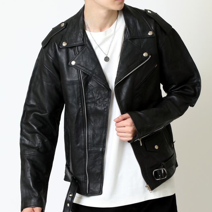 ライダースジャケット メンズ シングルライダース[品番：RQ000004139