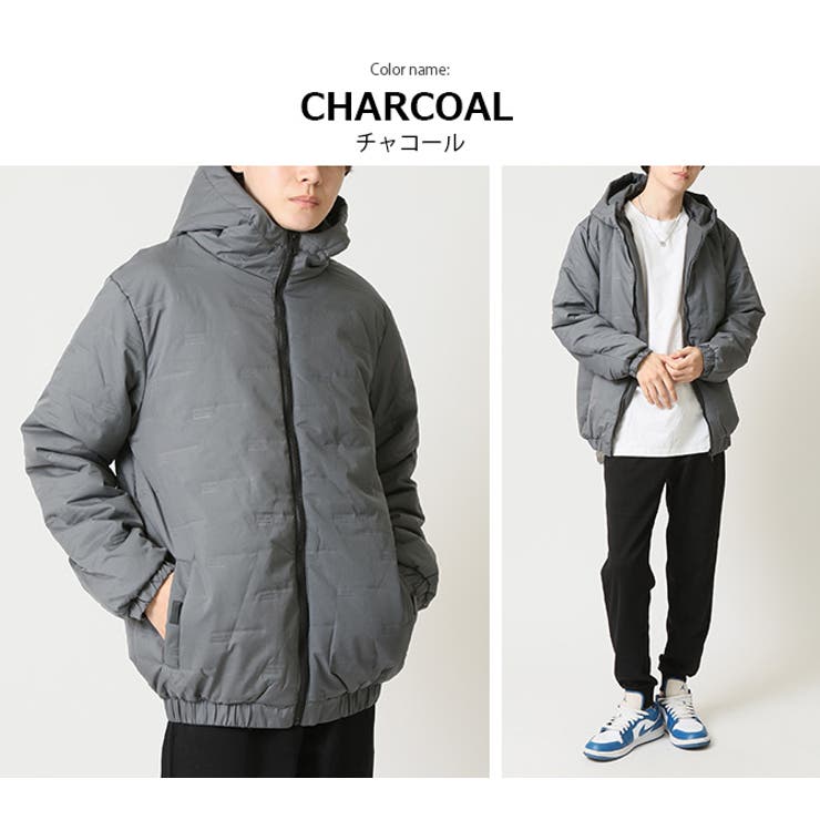 フーテッド 中綿ジャケット メンズ[品番：RQ000009308]｜ARCADE