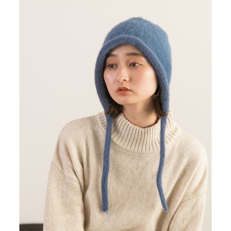 カラバリ豊富・シャギー フライトニットキャップ[品番：ADEW0004218