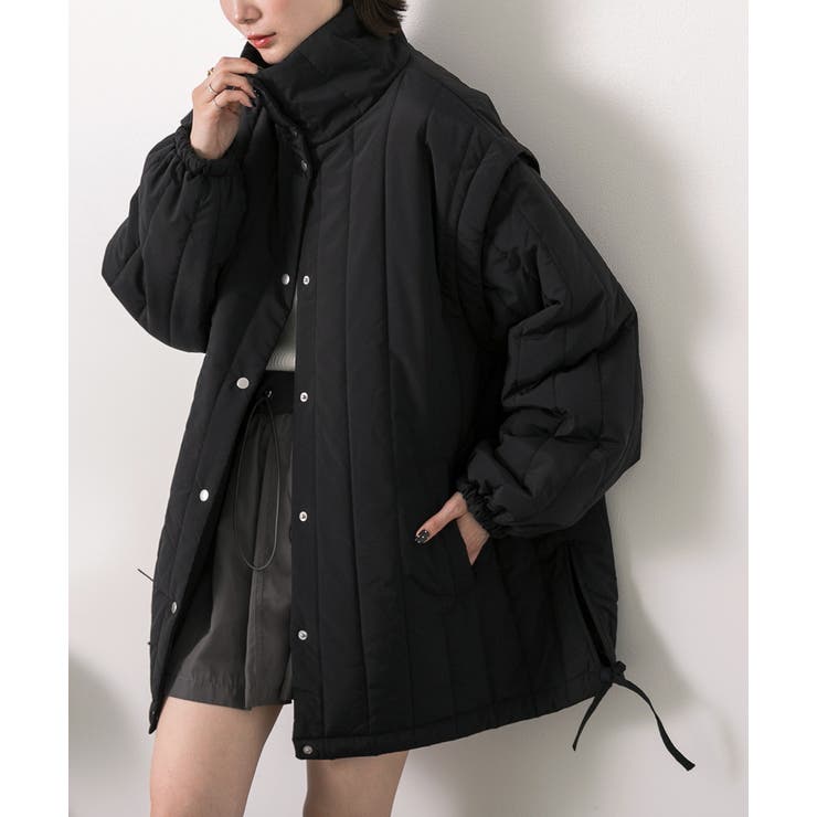 マルチウェイ キルティングコート[品番：ADEW0004582]｜ad thie