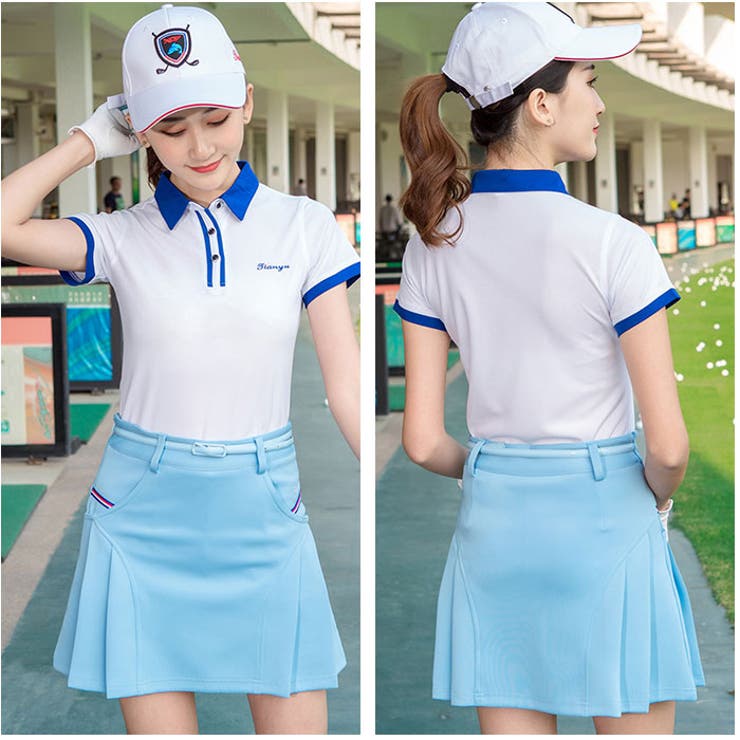 ゴルフスカート ゴルフウェア パンツ付き[品番：BCYW0030259