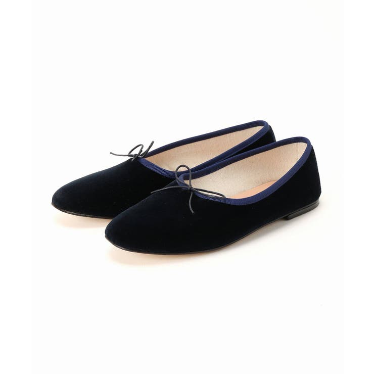 Spick and Span 】【SPELTA】ベルベットバレエシューズ◇[品番