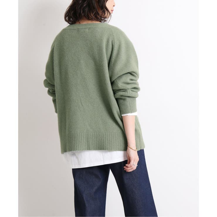 SLOBE IENA＞ FOX混Vネックニット◇[品番：BYCW0009867]｜B.C STOCK