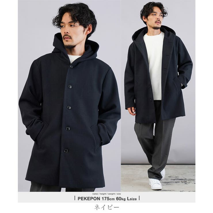 コート メンズ フード付き◇JIGGYS[品番：JG000014406]｜JIGGYS SHOP