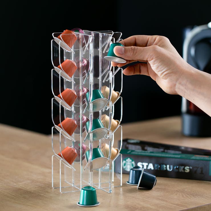 コーヒーカプセルスタンド ネスプレッソカプセルスタンド 20個収納