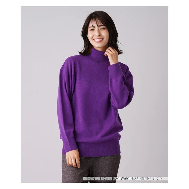 カシミヤタートルネックニット[品番：LAVW0006522]｜Leilian（レリアン