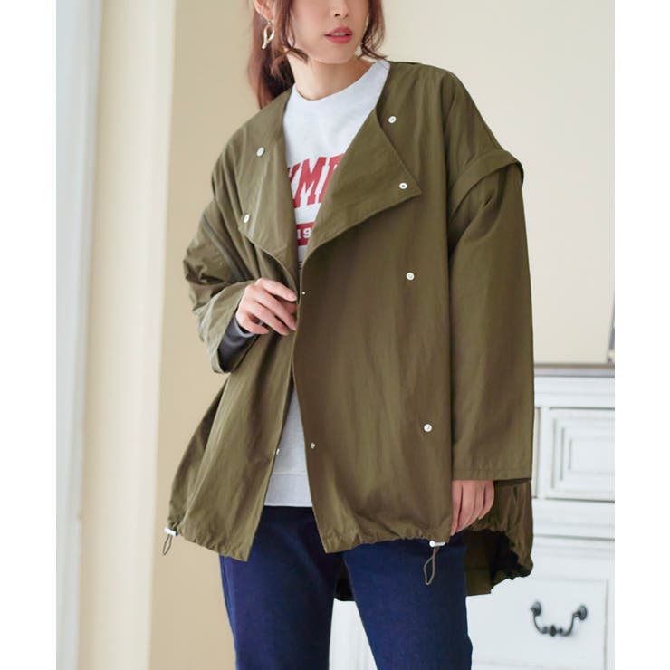 2Way ナイロンジャケット レディース[品番：GW000004376]｜Growing