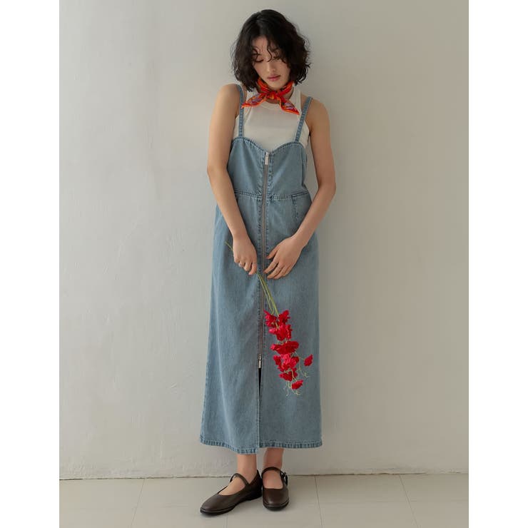 2025SS COLLECTION][低身長サイズ有]リサイクルデニムフロント…[品番