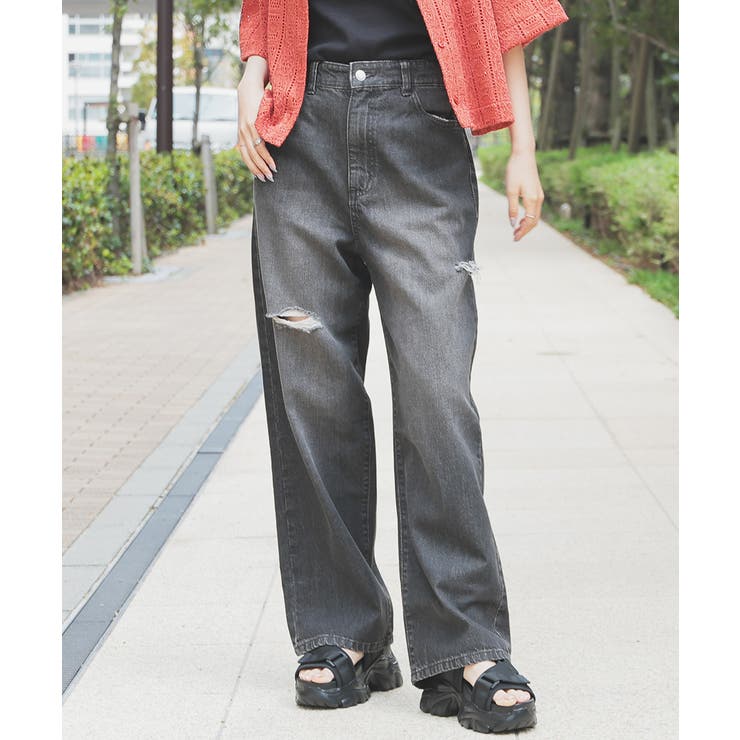 ボトムス パンツ デニム[品番：HNSW0010193]｜Honeys（ハニーズ）の