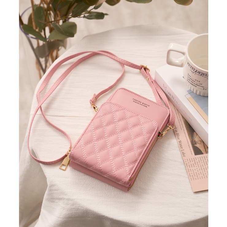 キルティング2ポケットスマホショルダー[品番：ORGW0000339]｜Ada