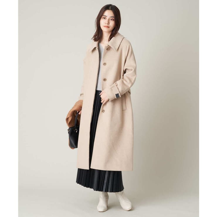 ステンカラーロングコート[品番：ITKW0012956]｜a.v.v【WOMEN