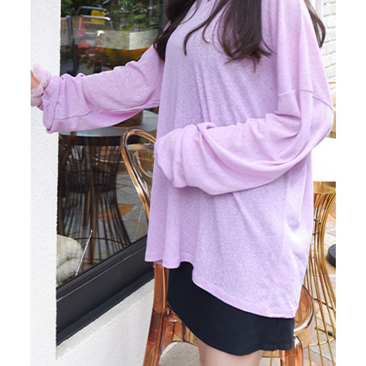 シアー トップス 長袖[品番：KH000014041]｜VIVID LADY（ビビッド