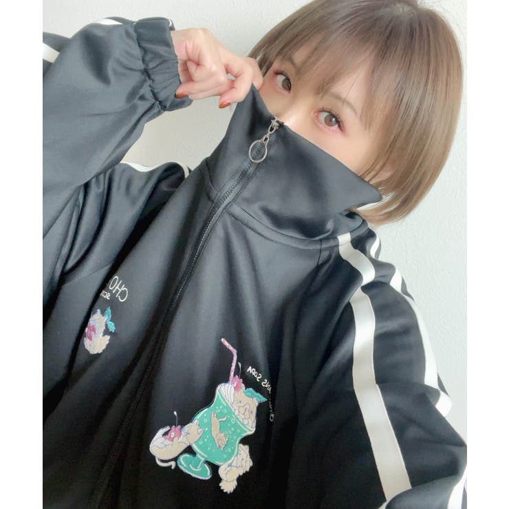 桜咲千依さんコラボ第4弾 ちょこにゃんず刺繍ジャージ[品番