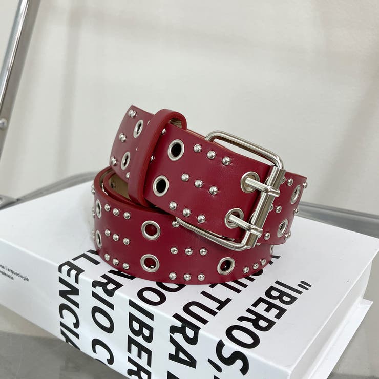 Wハトメスタッズベルト[品番：NHGW0004800]｜non-hedge （ノンヘッジ