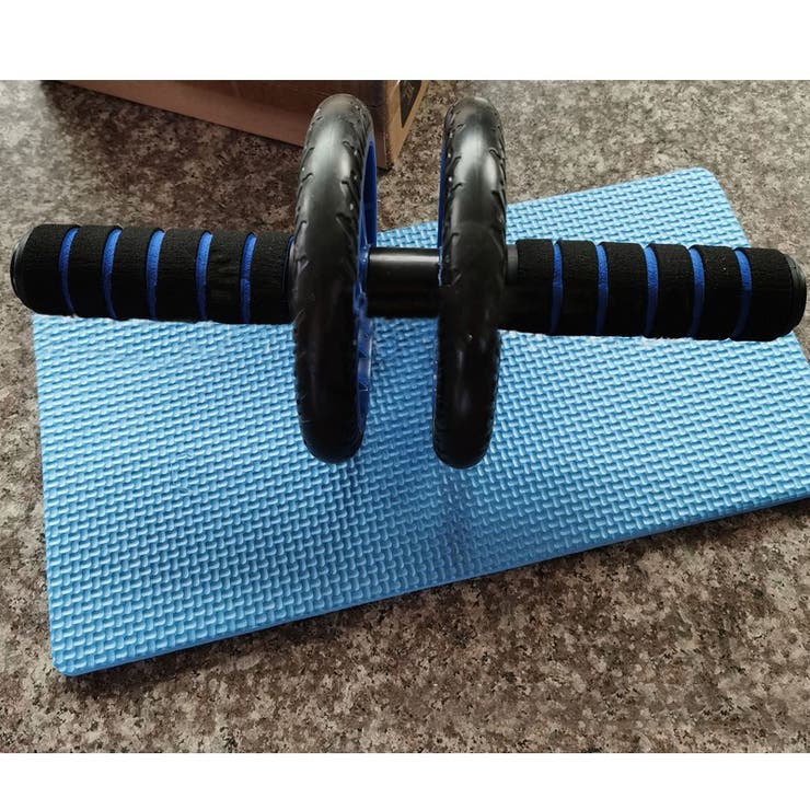 腹筋ローラー 腹筋トレーニング器具 エクササイズローラー[品番