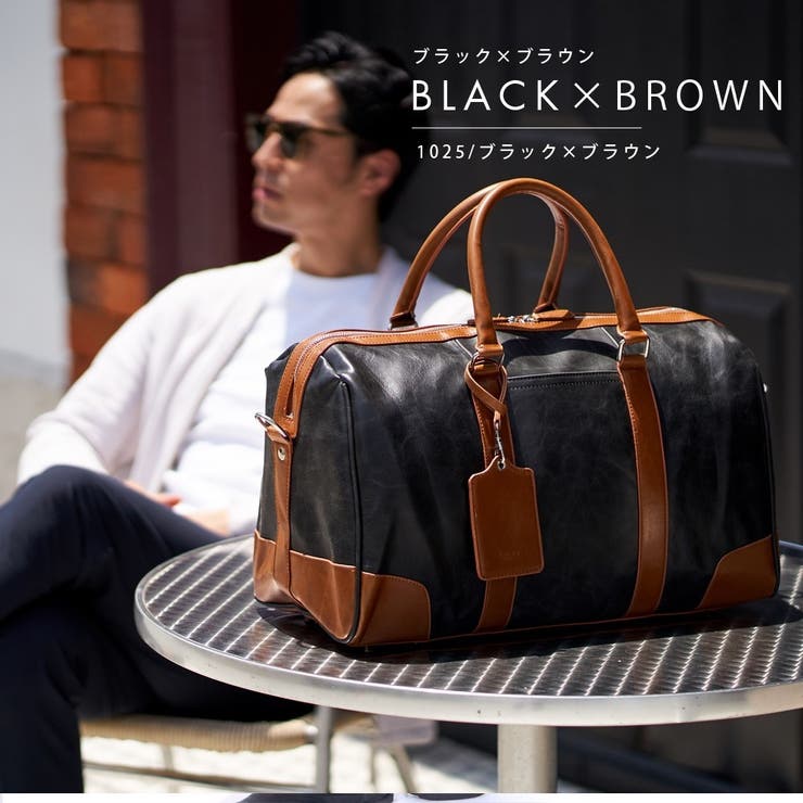 ボストンバッグ ヴィンテージ PU[品番：RT000000477]｜G.NINE