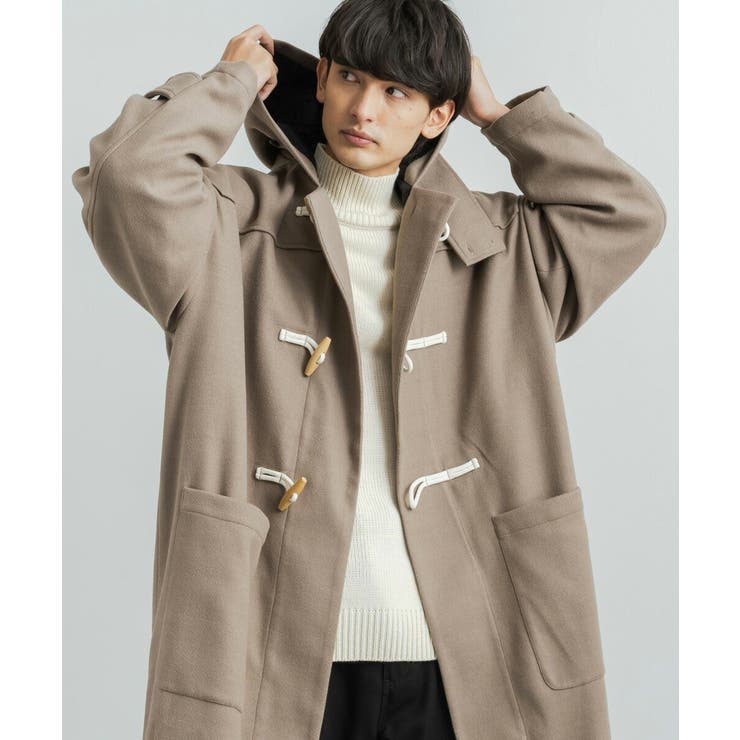 ダッフルコート ウールライク ビッグシルエット[品番：OE000006965