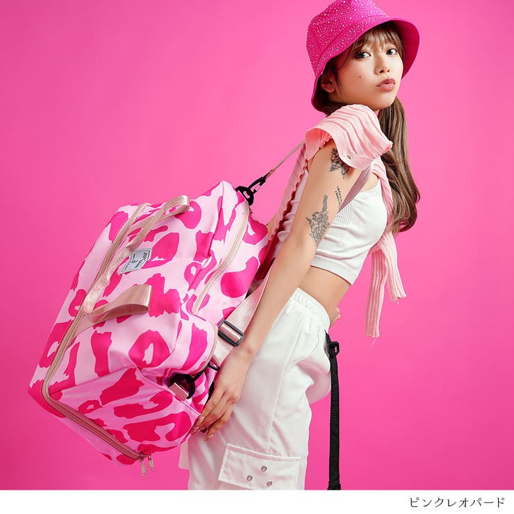 旅行キャリーサブバッグにも◎ボストンバッグ 韓国 夢展望[品番