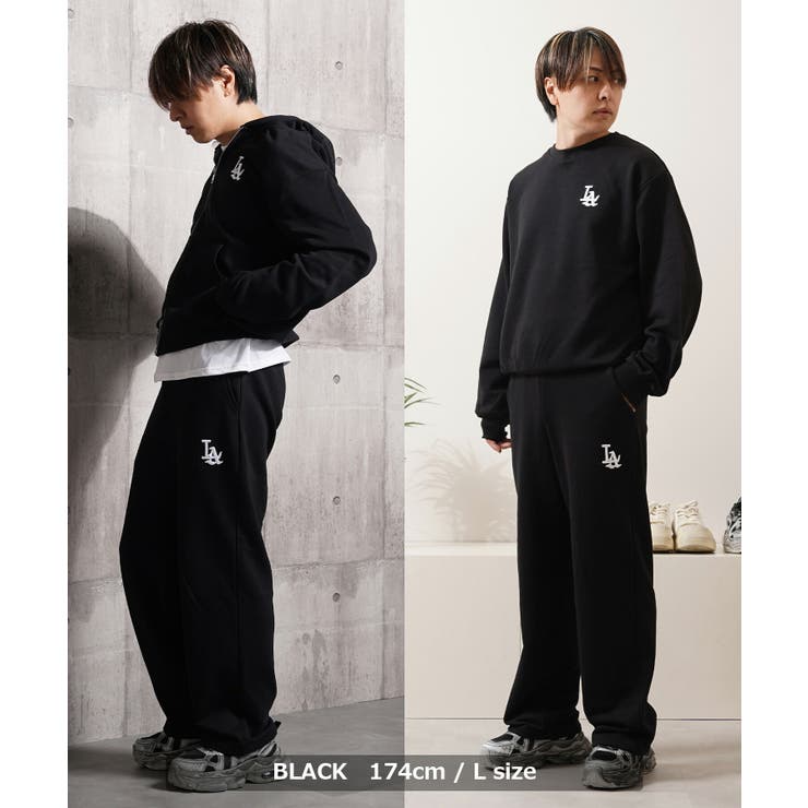 LA ロゴ刺繍 スウェットパンツ[品番：OCGW0002551]｜ONE 4 PREMIUM