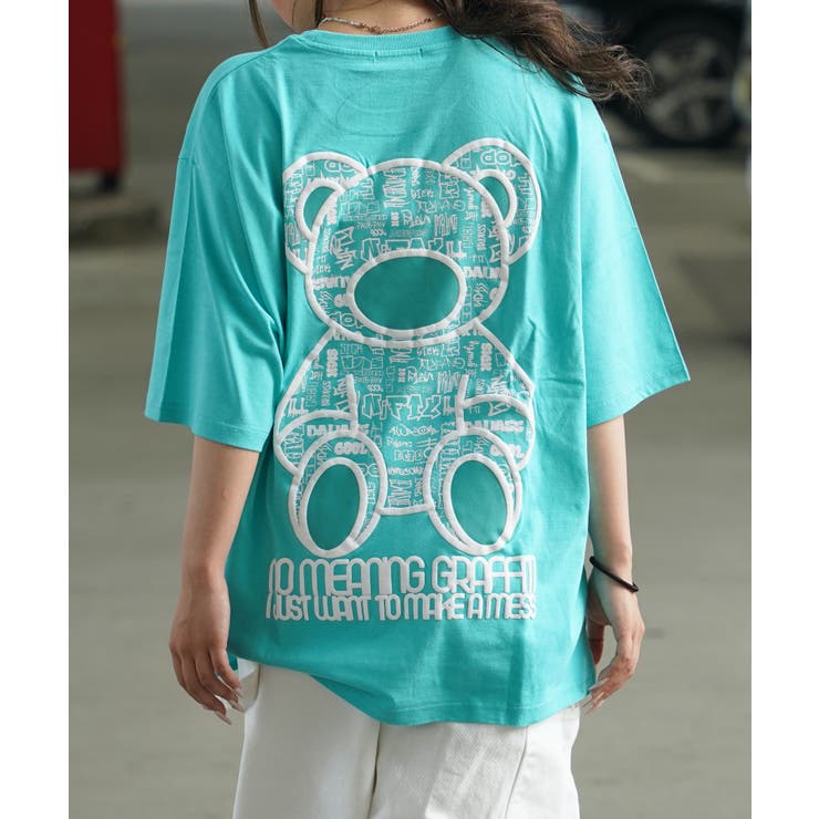 ◇グラフィティベア Tシャツ◇ オーバーサイズ[品番：OCGW0003699