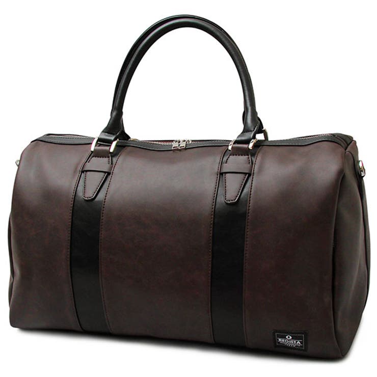 ボストンバッグ メンズ PUレザー[品番：EH000004836]｜8（eight