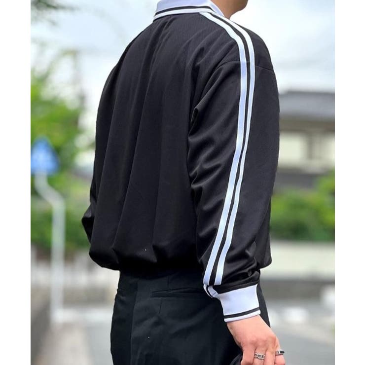 衿付きサッカーロンT メンズ ゲームシャツ 長袖 [品番：EH000006133