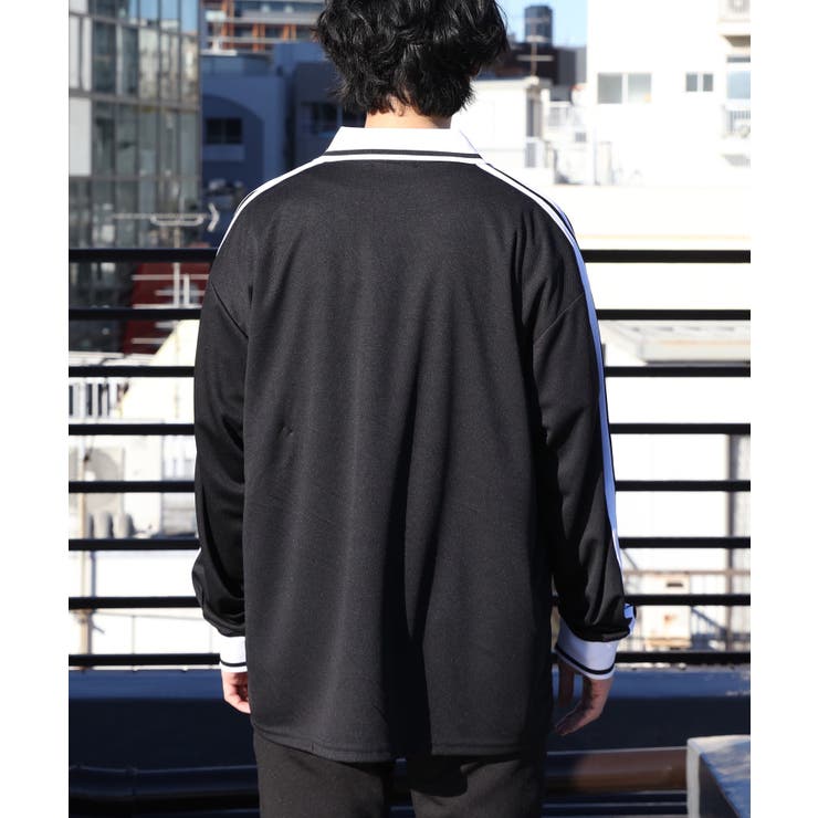 衿付きサッカーロンT メンズ ゲームシャツ 長袖 [品番：EH000006133