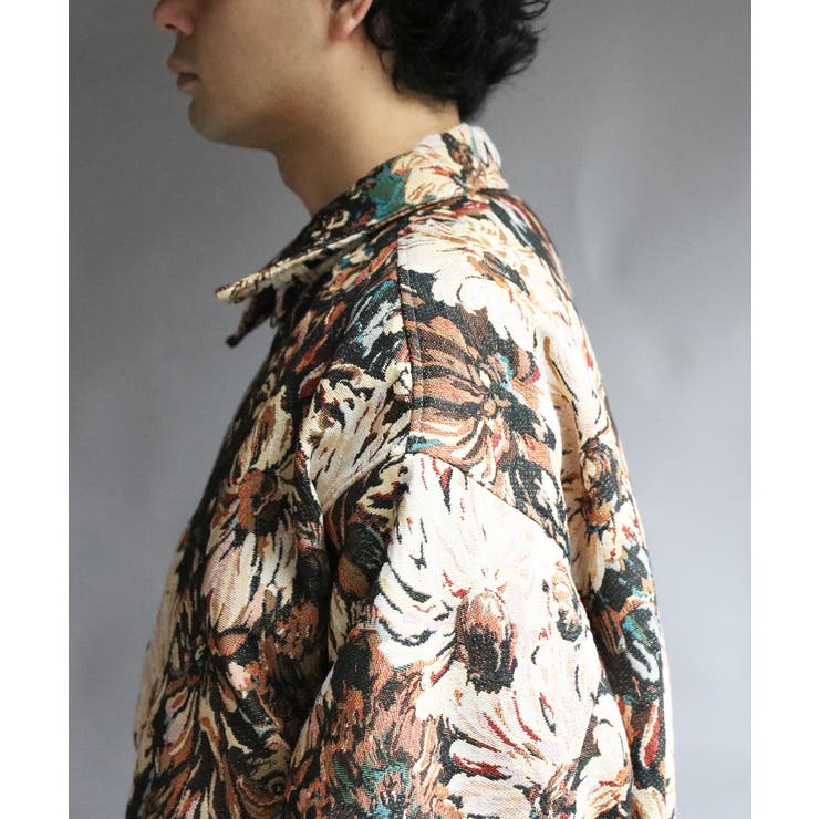 ゴブラン織りZIPジャケット メンズ ジャケット ブルゾン [品番