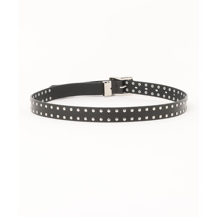 スタッズベルト メンズ ベルト レザー 革 スタッズ 2連 二連 [品番