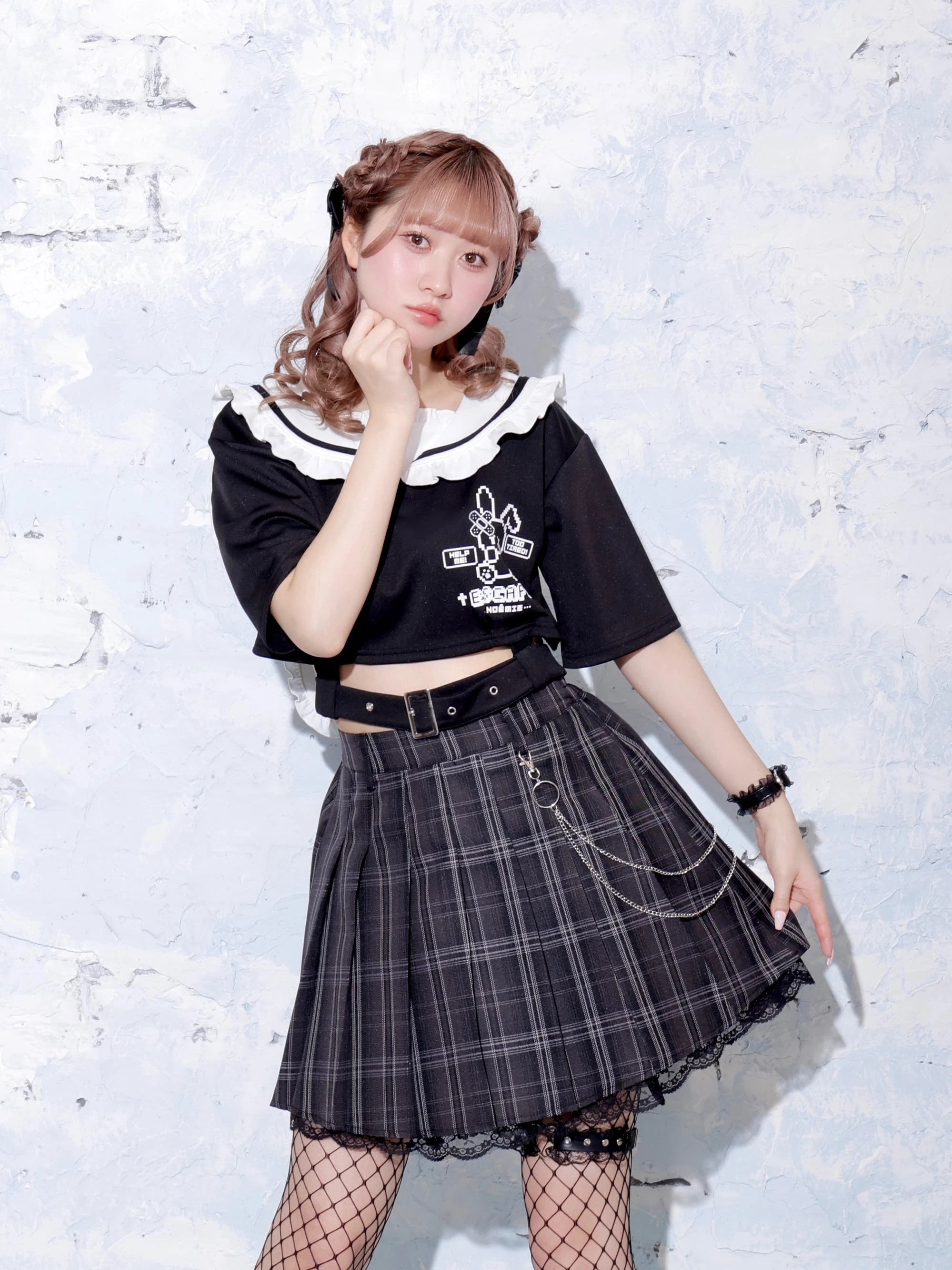 うさ耳セーラークロップドジャージ[品番：PLMW0011667]｜NOEMIE