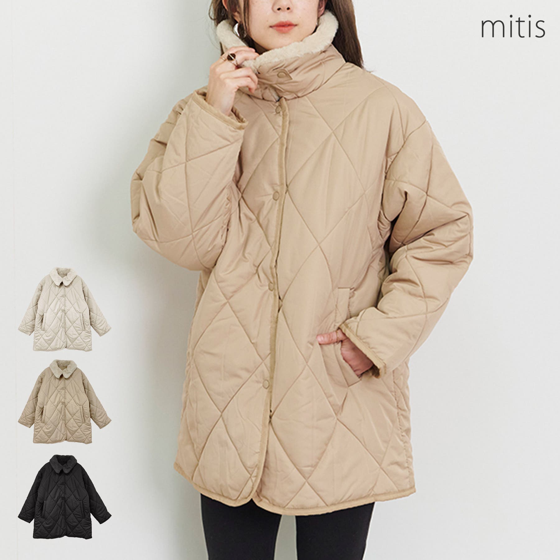 中綿 キルティング ジャケット[品番：RLCW0005093]｜relaclo（リラクロ