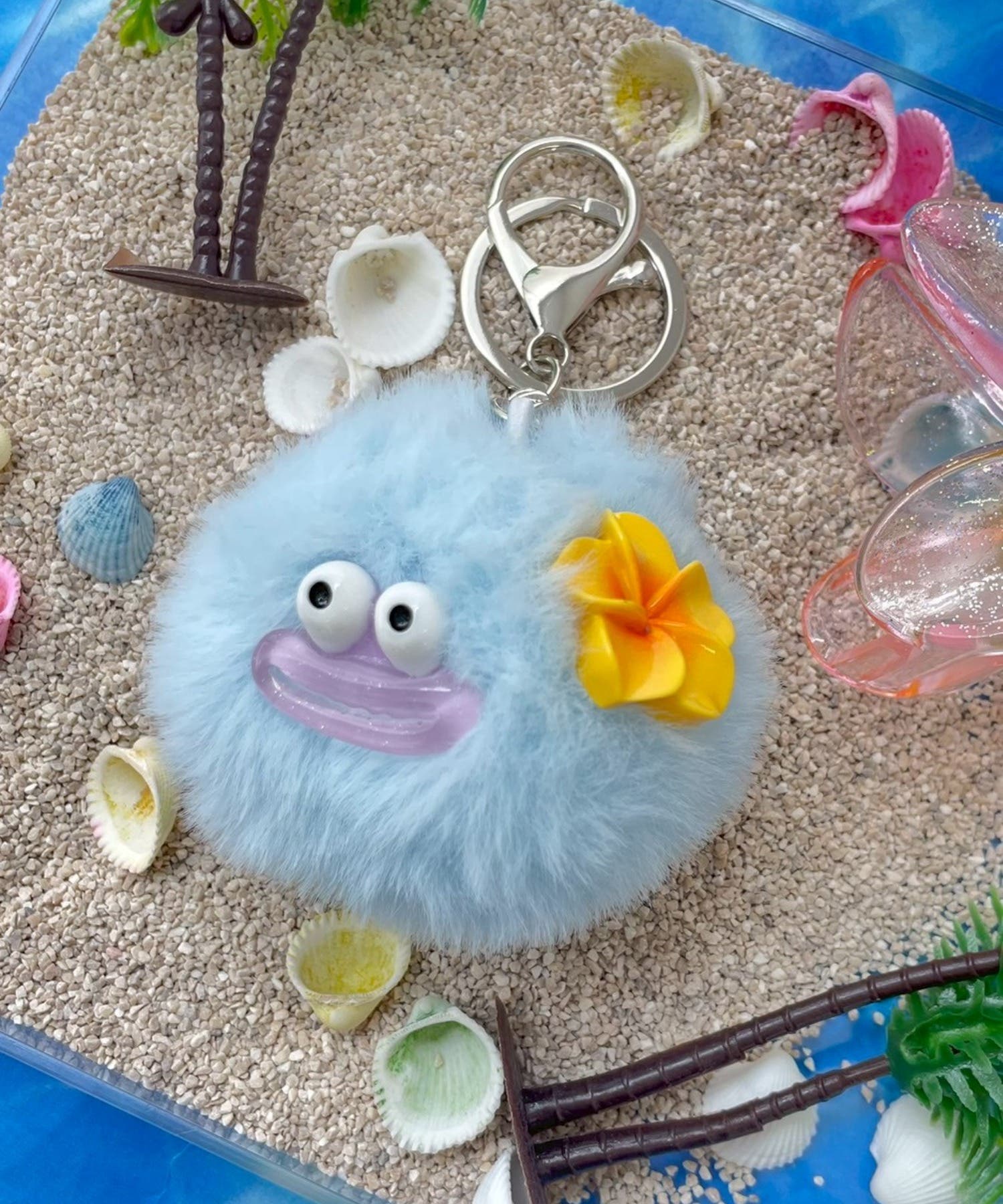 アゲアゲハイビスカスモンスターぬいぐるみキーホルダー[品番