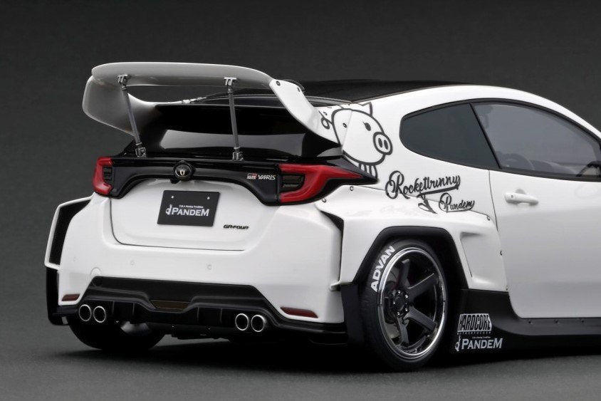 ignition model 1/18 PANDEM GR YARIS (4BA) White IG2900 | eBay