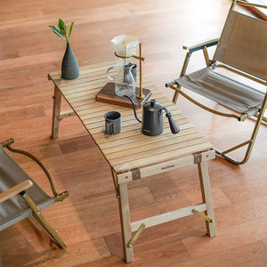 Folding Egg Roll Table（フォールディング エッグロール ウッド