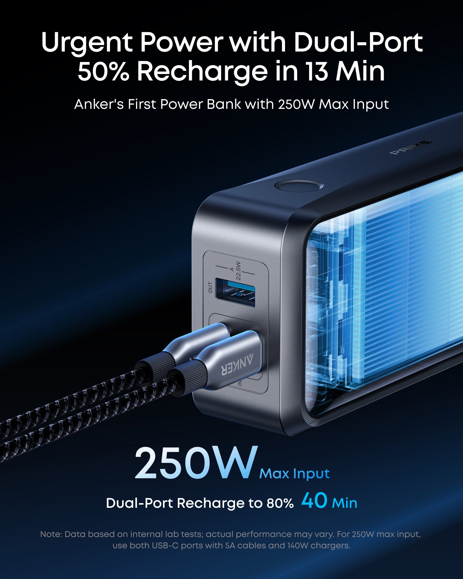 Anker Prime Power Bank (26K, 300W) - Anker UK