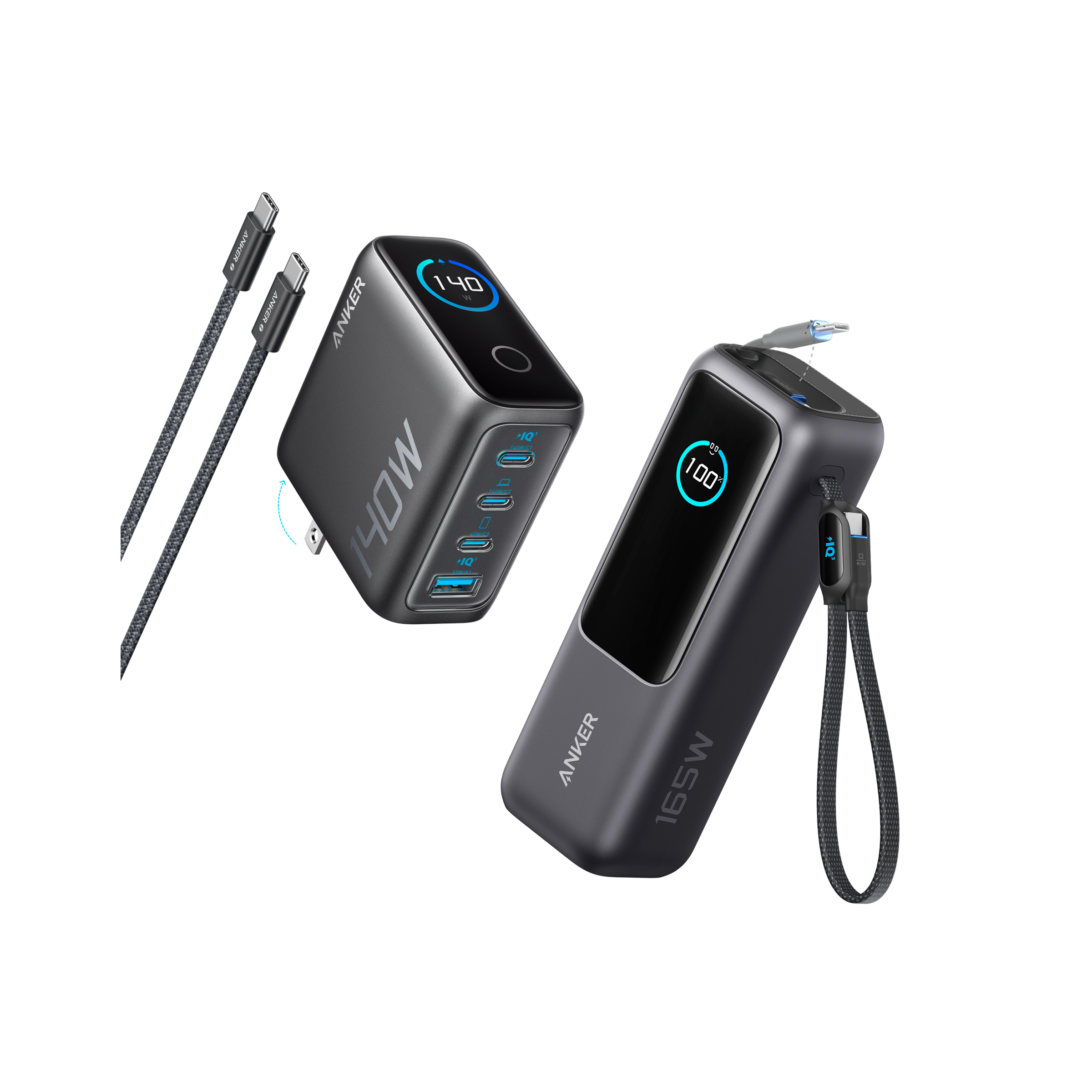 Anker Power Bank | 25000mAh, 165W, 3 USB-C Ports - Anker Canada
