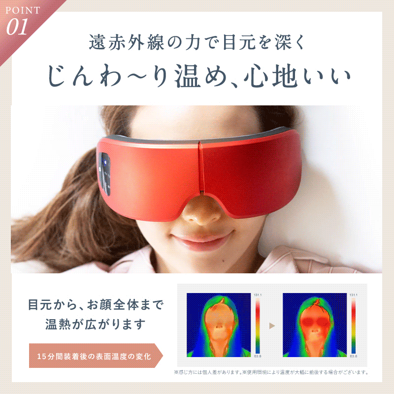 NIPLUX公式店】NIPLUX EYE RELAX│加圧と温熱で目元じんわ～り
