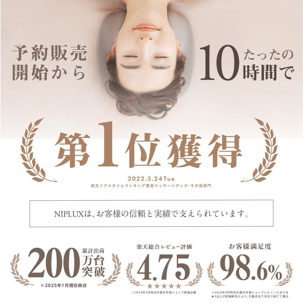 NIPLUX公式店】NECK PREMS│EMSと温熱で首の違和感にアプローチ