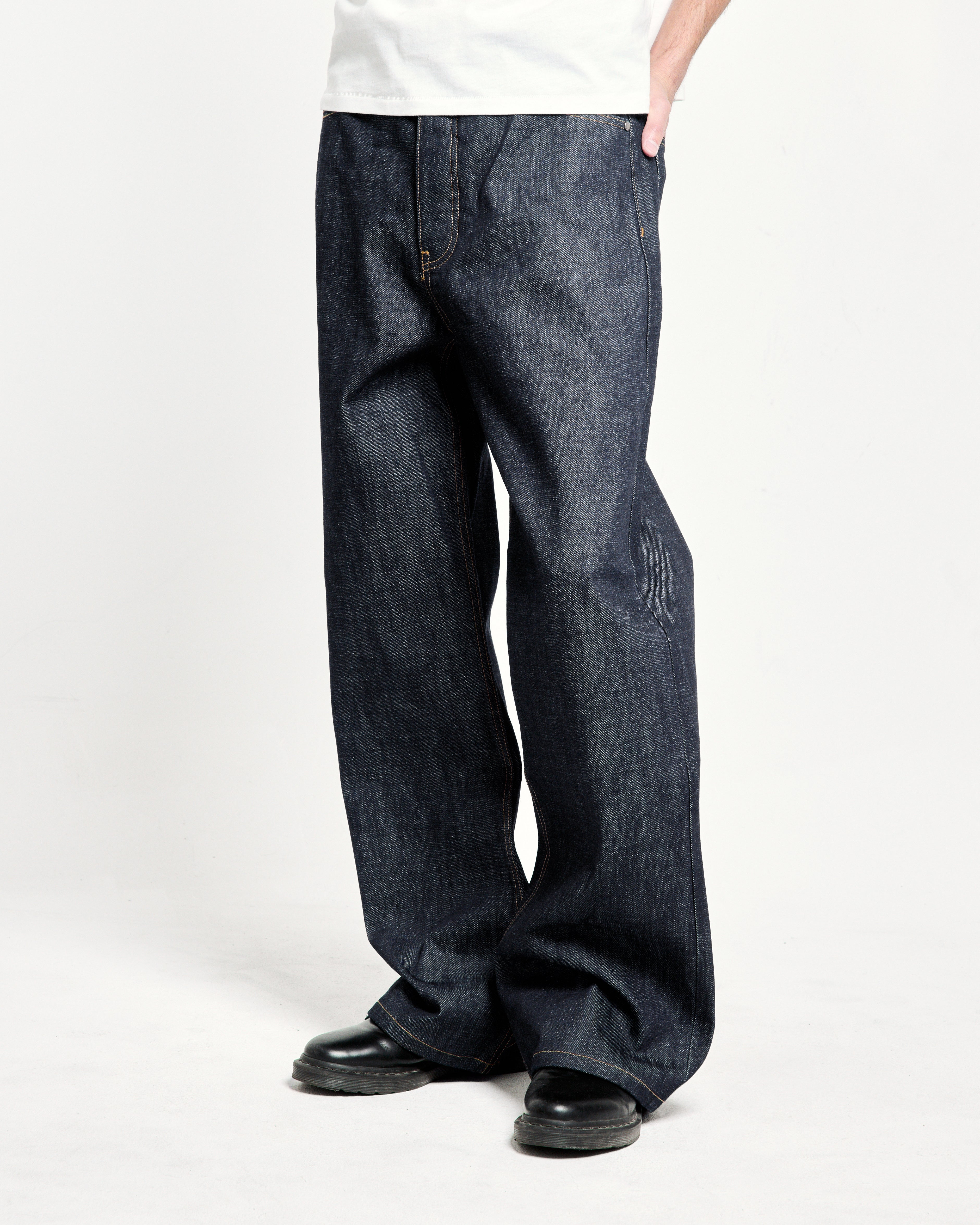 No Maintenance - Washed Black Baggy Denim | NO MAINTENANCE