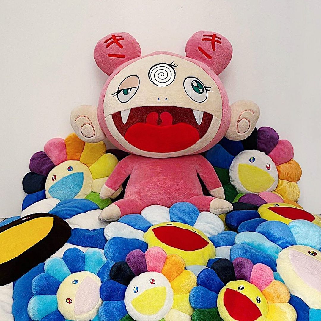 TAKASHI MURAKAMI kaikaikiki フラワークッションピンク 楽天市場