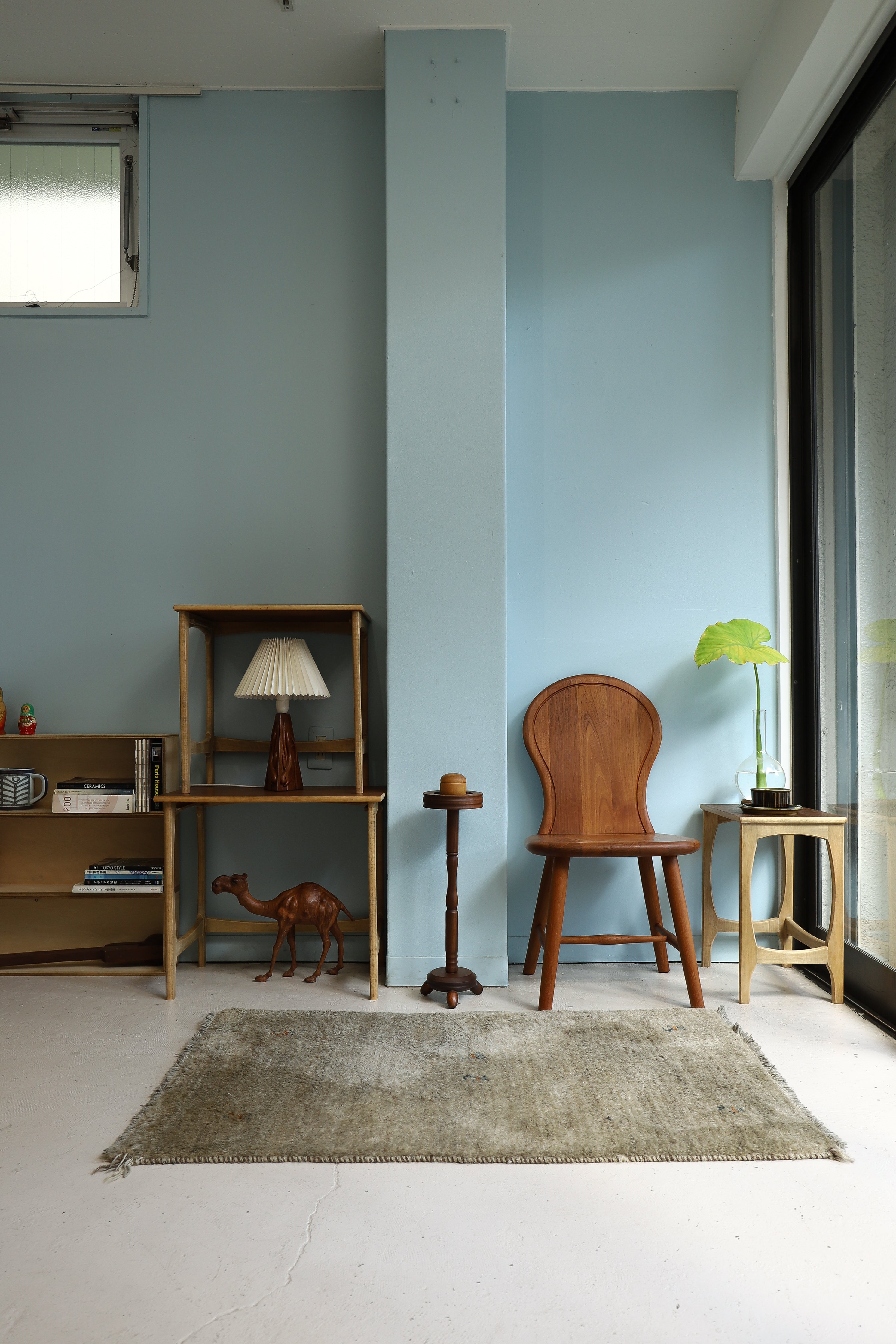 ジャパンヴィンテージ ナジコ チーク材 チェア 飾り台/Five Stars by