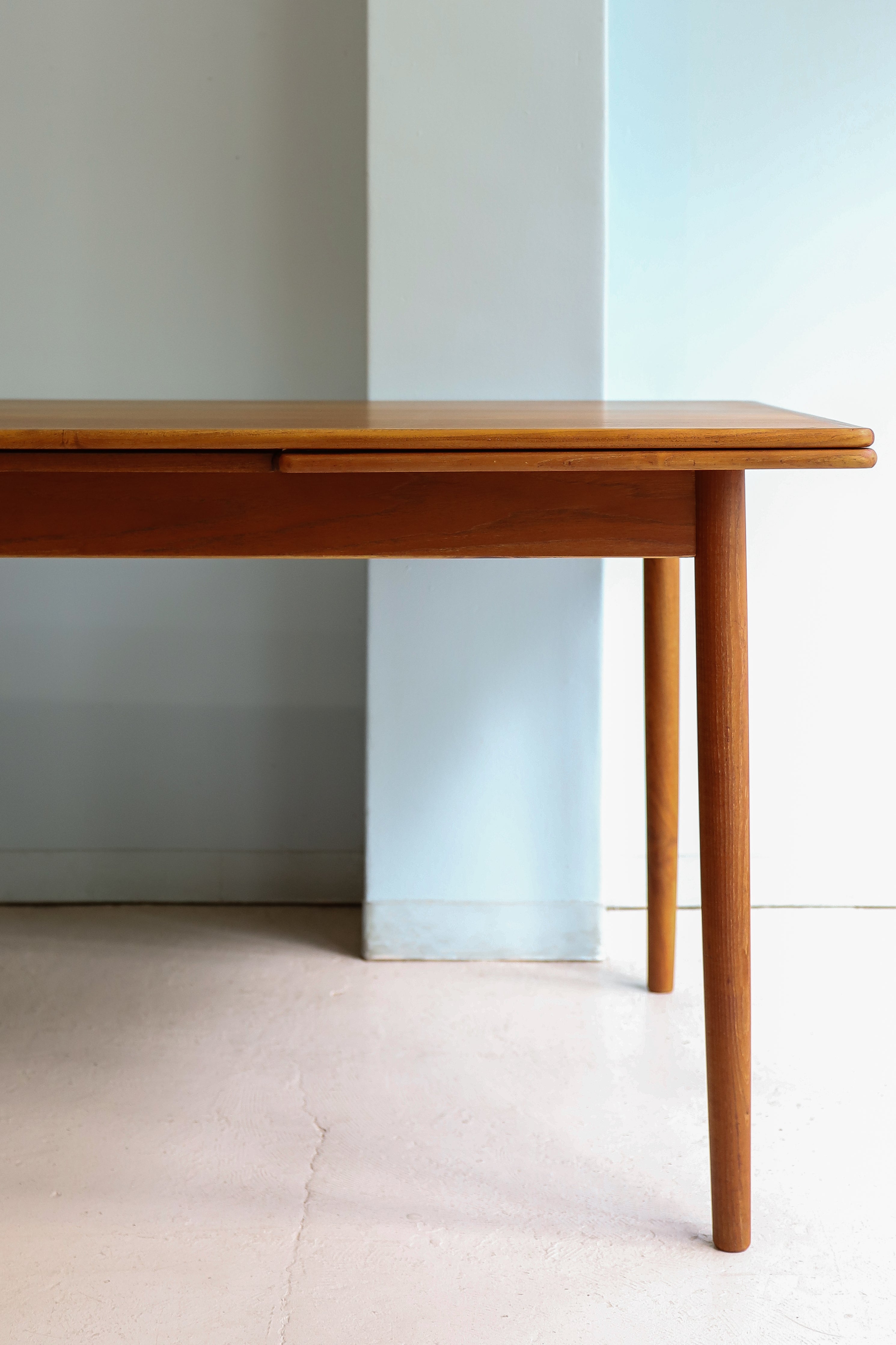 デンマークヴィンテージ エクステンション ダイニングテーブル チーク