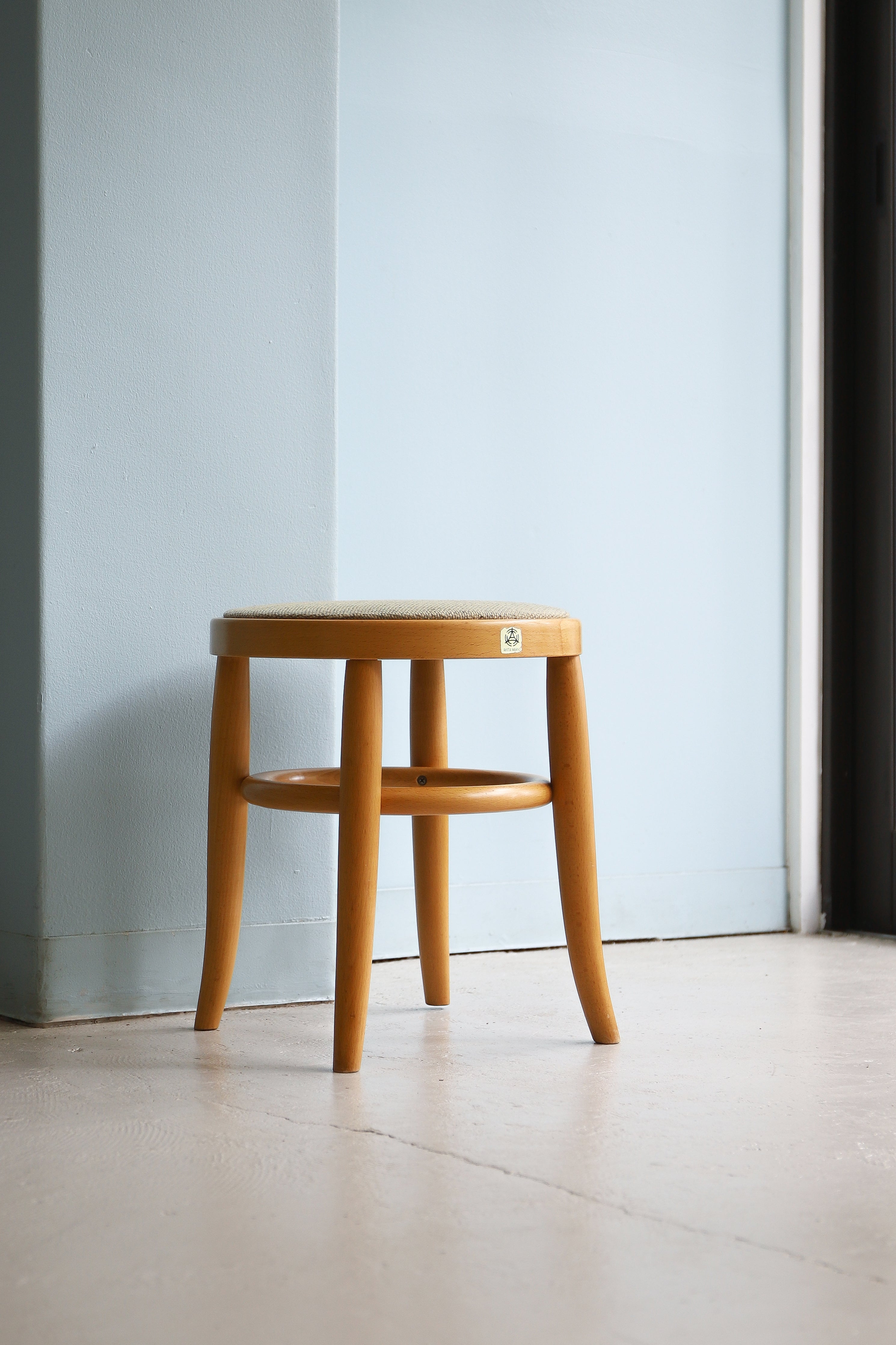 秋田木工 スツール 曲木 ブナ材 ナチュラル 椅子/Akita Mokko Bentwood