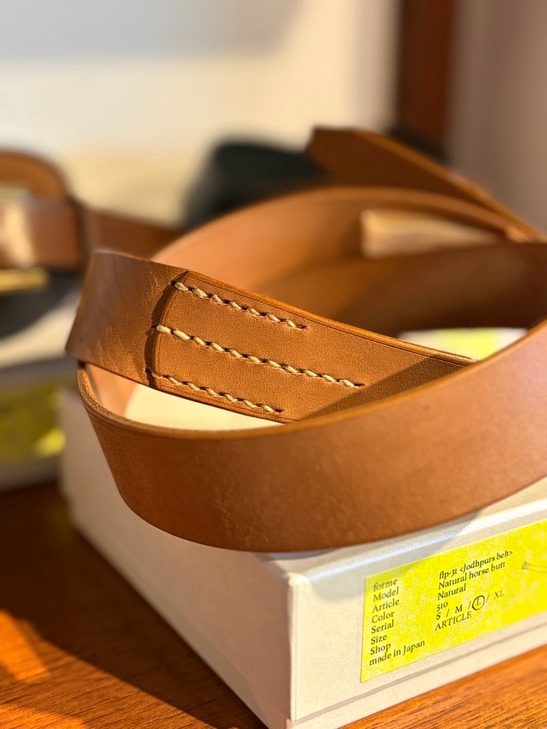 forme】 Jodhpurs natural horse butt belt flp-31 – ONENESS ONLINE STORE
