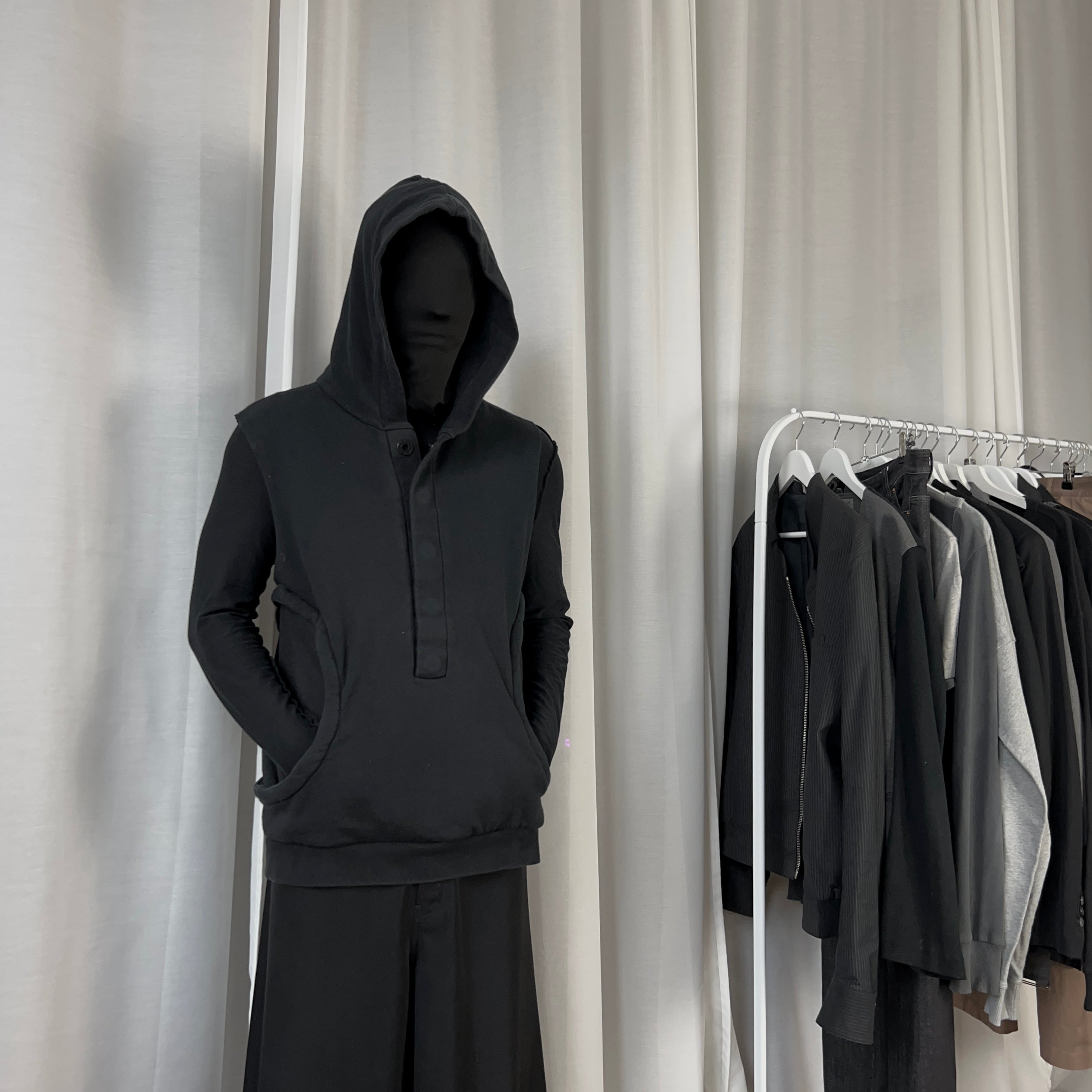 Vertical Rags - RAF by Raf Simons Alien Multi Zip Hoodie - AW06